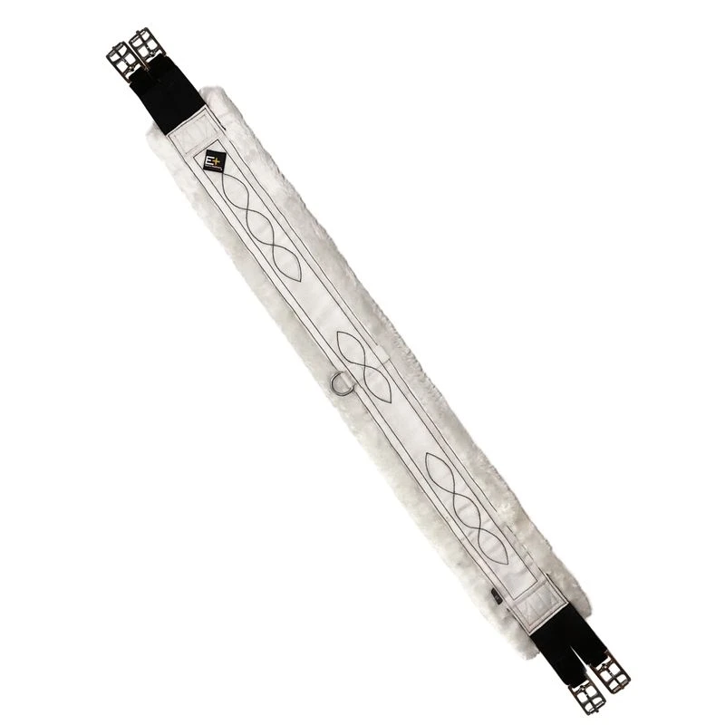 Equine Healthcare International Pro Series Fleece Girth - White 1 Equine Healthcare International Pro Series Fleece Girth - White