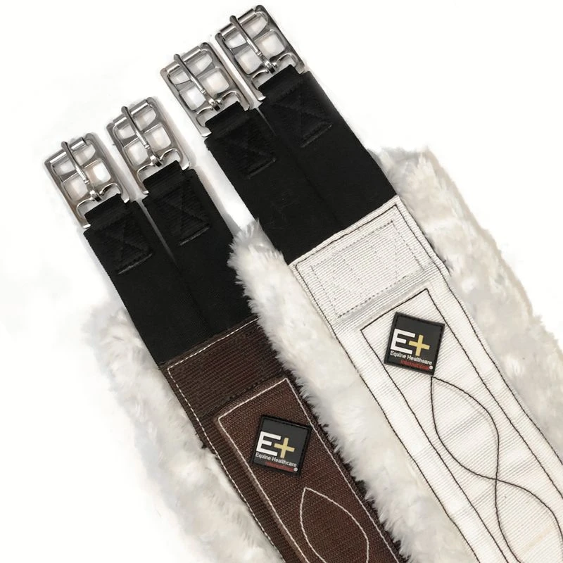 Equine Healthcare International Pro Series Fleece Girth - White 2 Equine Healthcare International Pro Series Fleece Girth - White - Image 2