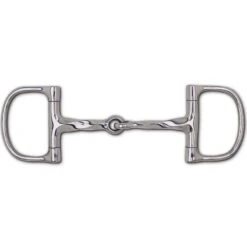 Toklat Dee Ring Slow Twist Snaffle Bit