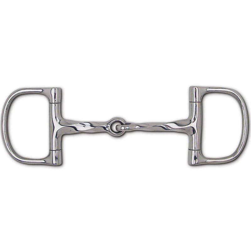 Toklat Dee Ring Slow Twist Snaffle Bit 1 Toklat Dee Ring Slow Twist Snaffle Bit