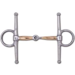 Toklat Full Cheek Thin Copper Mouth Snaffle Bit