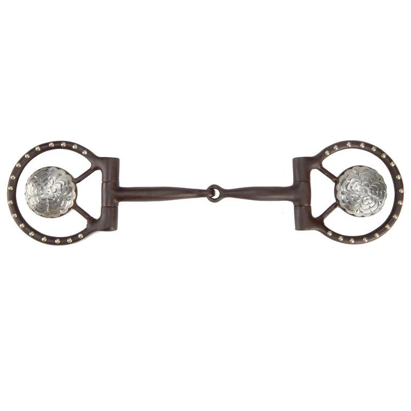 Toklat Antique Brown Offset Western Dee W/Concho 1 Toklat Antique Brown Offset Western Dee W/Concho