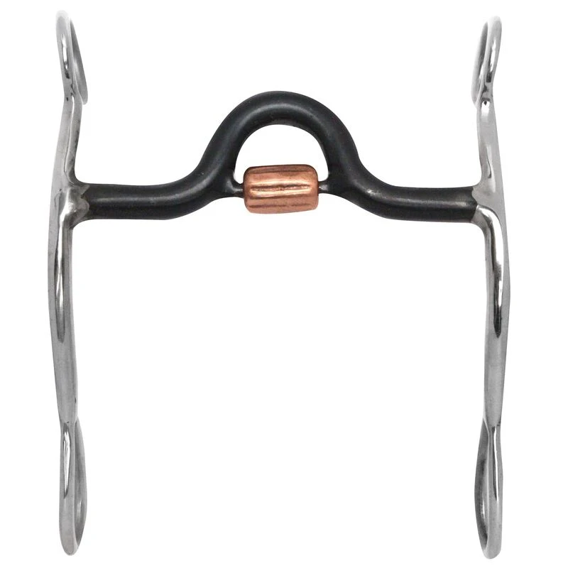 Toklat Sweet Iron Port Copper Roller Solid Shank 1 Toklat Sweet Iron Port Copper Roller Solid Shank