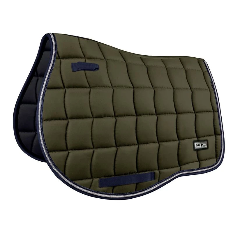 Fair Play Xavier Jump Saddle Pad - Olive 1 Fair Play Xavier Jump Saddle Pad - Olive