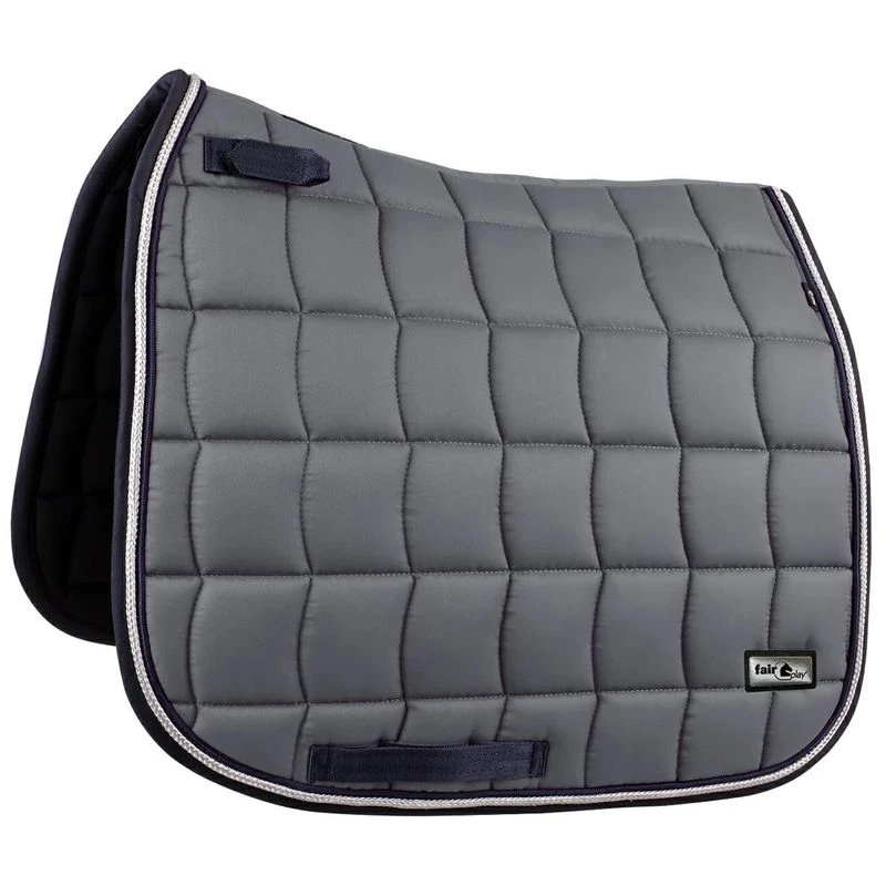 Fair Play Xavier Dressage Saddle Pad - Dark Grey 1 Fair Play Xavier Dressage Saddle Pad - Dark Grey