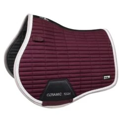 Fair Play Quartz Ceramic Jump Saddle Pad - Plum
