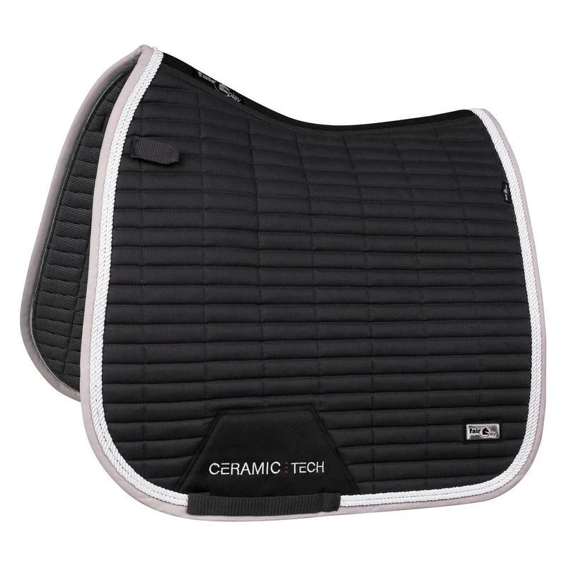 Fair Play Quartz Ceramic Dressage Saddle Pad - Black 1 Fair Play Quartz Ceramic Dressage Saddle Pad - Black