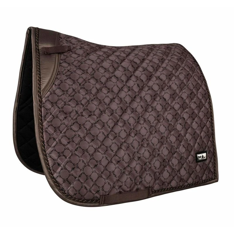 Fair Play Maxx Bit Dressage Saddle Pad - Taupe Grey 1 Fair Play Maxx Bit Dressage Saddle Pad - Taupe Grey