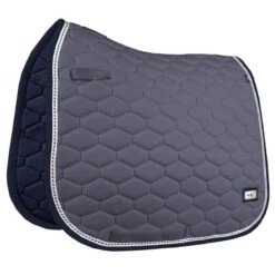 Fair Play Hexagon Dressage Saddle Pad - Dark Grey