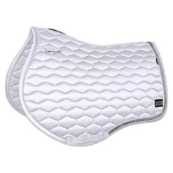 Fair Play Hexagon Arrow Jump Saddle Pad - White