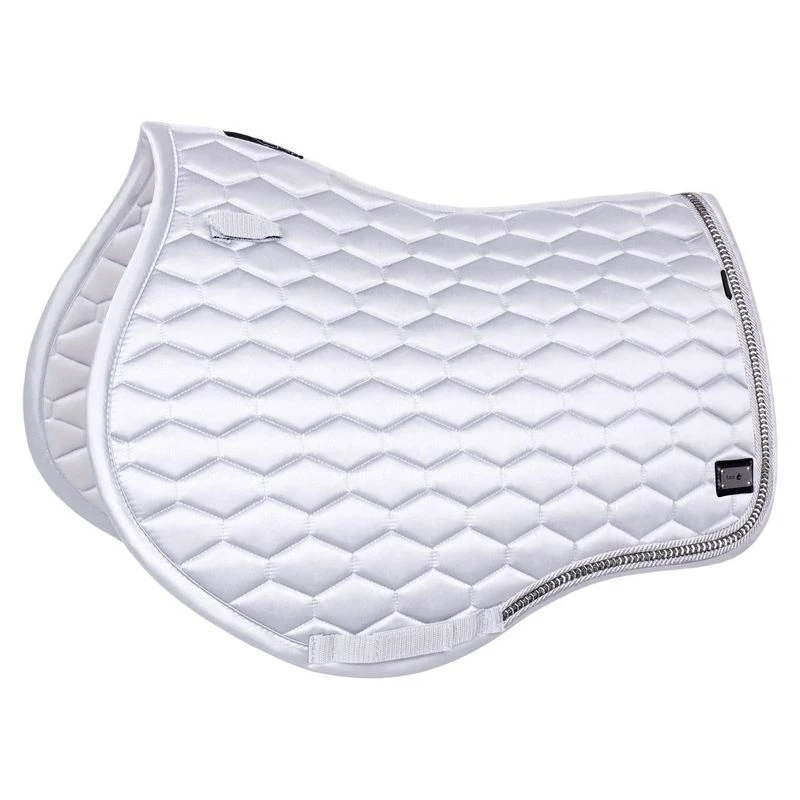 Fair Play Hexagon Arrow Jump Saddle Pad - White 1 Fair Play Hexagon Arrow Jump Saddle Pad - White