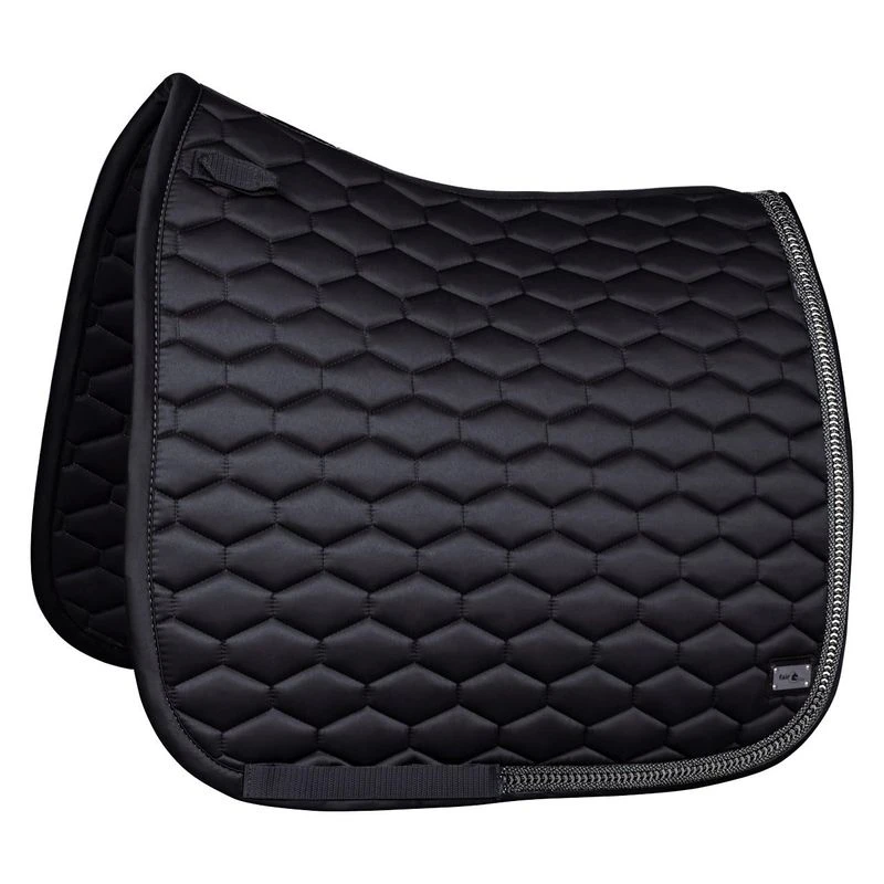Fair Play Hexagon Arrow Dressage Saddle Pad - Black 1 Fair Play Hexagon Arrow Dressage Saddle Pad - Black
