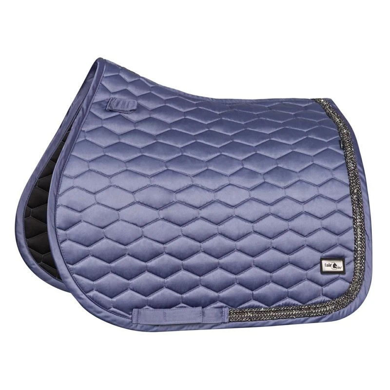 Fair Play Hexagon Arrow All Purpose Saddle Pad - Steel Blue 1 Fair Play Hexagon Arrow All Purpose Saddle Pad - Steel Blue