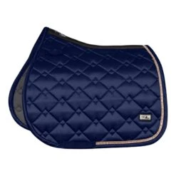 Fair Play Azuryt Ceramic RoseGold All Purpose Saddle Pad - Navy