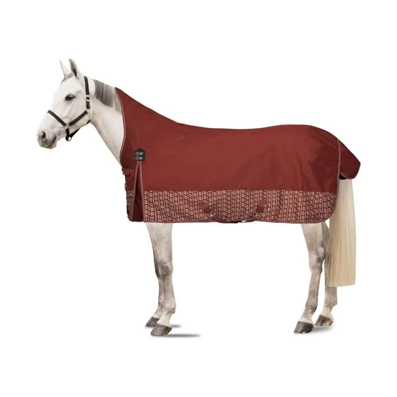 Horze Avalanche Medium Weight Turnout Blanket 150g - Smoked Paprika 2 Horze Avalanche Medium Weight Turnout Blanket 150g - Smoked Paprika - Image 2