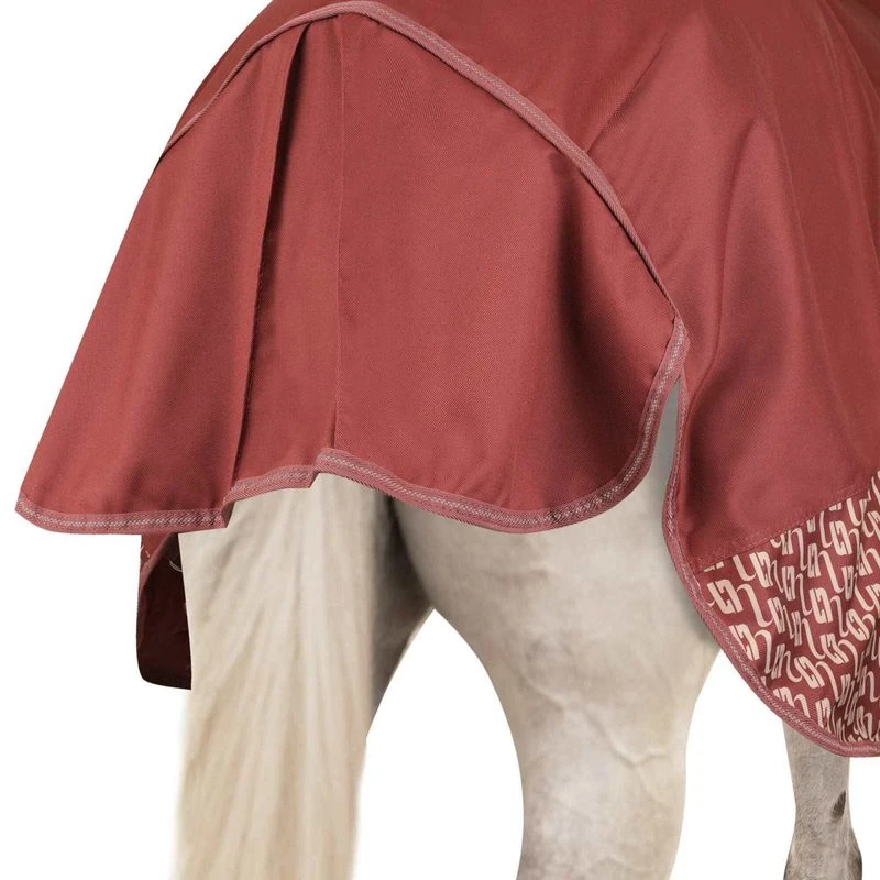 Horze Avalanche Medium Weight Turnout Blanket 150g - Smoked Paprika 3 Horze Avalanche Medium Weight Turnout Blanket 150g - Smoked Paprika - Image 3