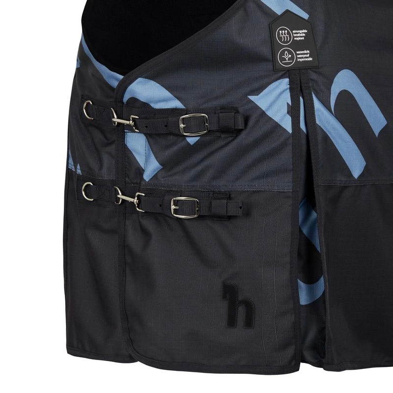 Horze Nevada 1200D Lightweight Turnout Sheet - Dark Navy 2 Horze Nevada 1200D Lightweight Turnout Sheet - Dark Navy - Image 2