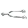 Herm Sprenger Ultra Fit 40mm Round End Large Smooth Rowel Spurs - Stainless Steel
