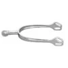 Herm Sprenger Ultra Fit 40mm Round End Small Smooth Rowel Spurs - Stainless Steel