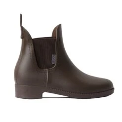 Horze Kids' Bonn Rubber Paddock Boots - Brown -Tackof The Day Shop 722300 800 800