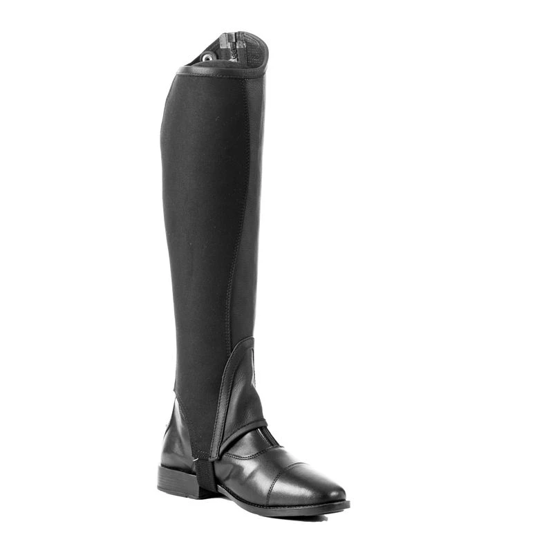 Equinavia Women's Fia Classic Half Chaps - Black 2 Equinavia Women's Fia Classic Half Chaps - Black - Image 2