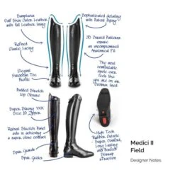 Tredstep Medici II Field Boot - Black Short Height -Tackof The Day Shop 763357 800 800