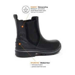 Kerrits Women's Coachella Pull On Waterproof Barn Boot - Black/Black -Tackof The Day Shop 778359 800 800