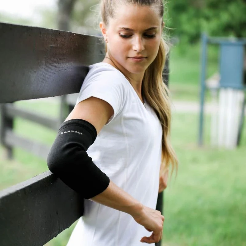 Back On Track 2 Way Stretch Elbow Brace - Black 4 Back On Track 2 Way Stretch Elbow Brace - Black - Image 4