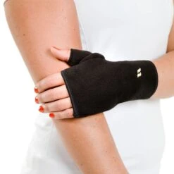 Back On Track Fleece Wrist Brace With Thumb - Black -Tackof The Day Shop 805654 800 800