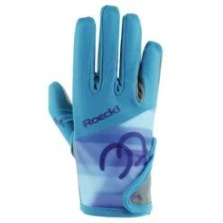 Roeckl Kids' Koppl Riding Gloves - Vivid Blue