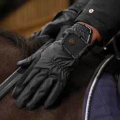 Shires Aubrion Stadium Winter Riding Gloves - Black -Tackof The Day Shop 855289 800 800