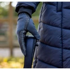 Horze Women's Kara Insulated Riding Gloves - Polar Blue