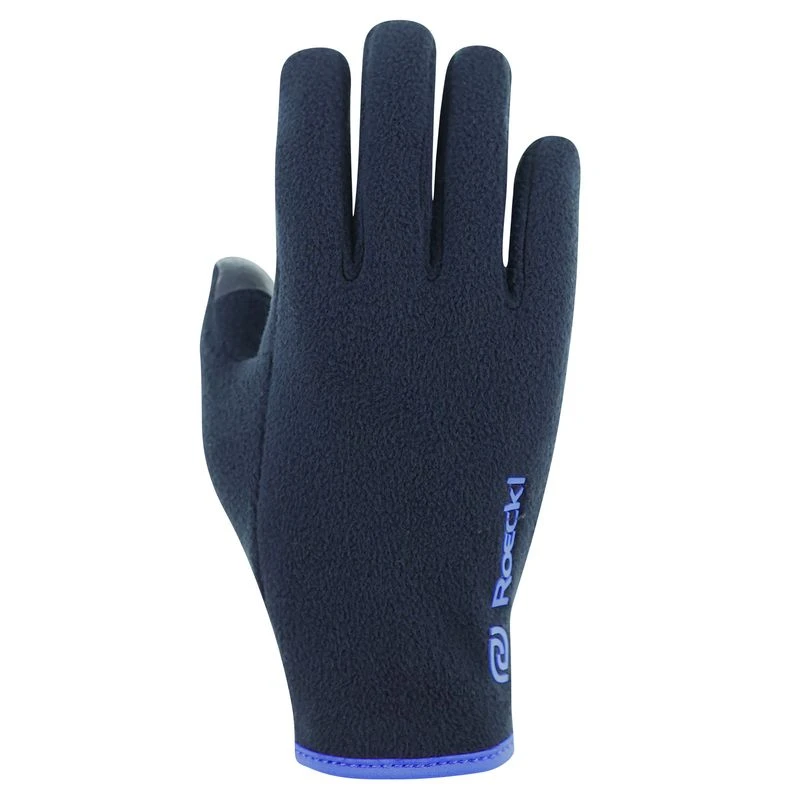 Roeckl Kids' Noville Winter Gloves - Black/Blue 1 Roeckl Kids' Noville Winter Gloves - Black/Blue