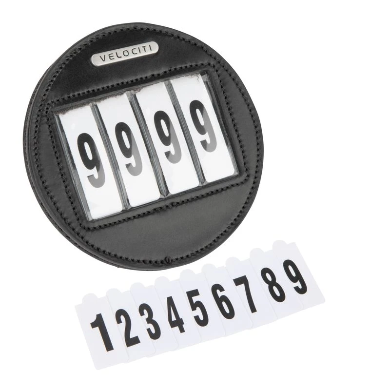 Shires Velociti Round 4 Number Holder - Black 1 Shires Velociti Round 4 Number Holder - Black
