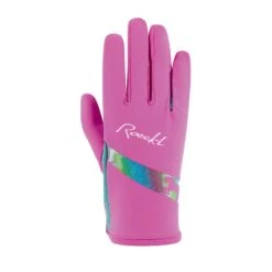 Roeckl Kids' Kapriole Riding Gloves - Deep Pink