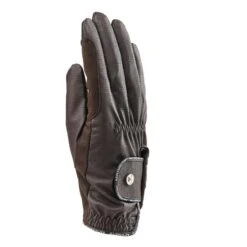 Shires Aubrion Kids' Stadium Riding Gloves - Brown