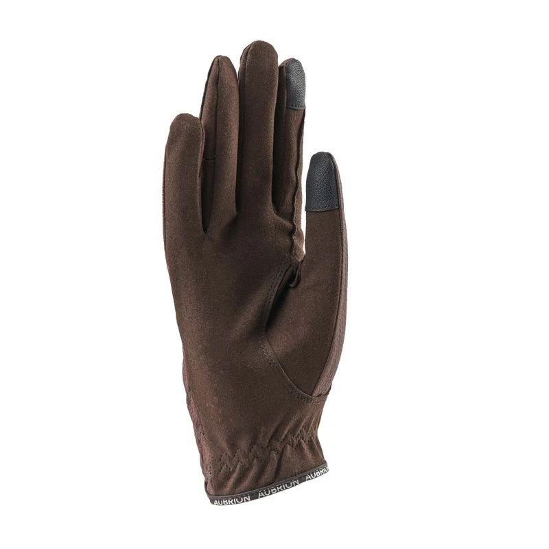Shires Aubrion Aachen Riding Gloves - Brown 2 Shires Aubrion Aachen Riding Gloves - Brown - Image 2