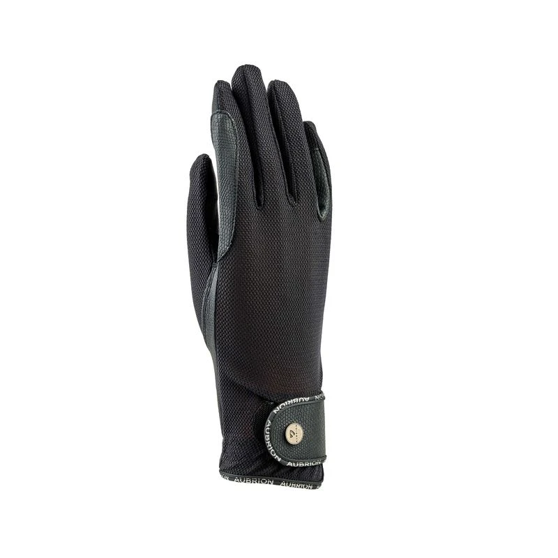 Shires Aubrion Aero FlexFit Riding Gloves - Black 1 Shires Aubrion Aero FlexFit Riding Gloves - Black