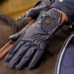 Shires Aubrion Stadium Riding Gloves - Navy -Tackof The Day Shop 930036 800 800