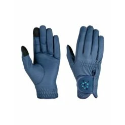 Dublin Everyday Bling Riding Gloves - Navy
