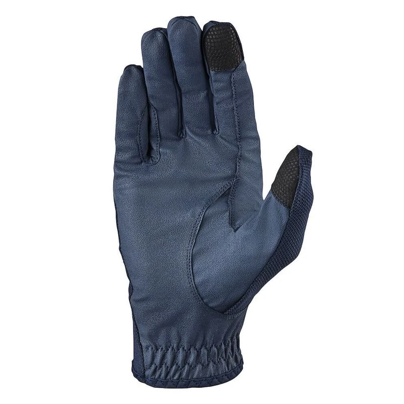 Dublin Pull On Cool Mesh Riding Gloves - Navy 2 Dublin Pull On Cool Mesh Riding Gloves - Navy - Image 2