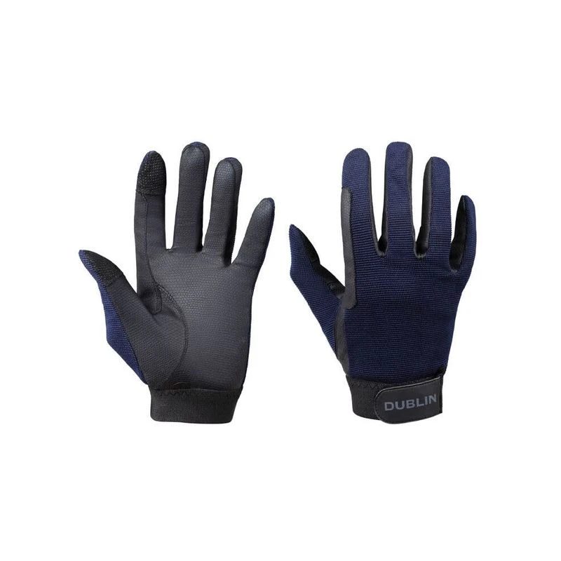 Dublin Kids' All Seasons Riding Gloves II - Navy 1 Dublin Kids' All Seasons Riding Gloves II - Navy