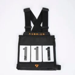 Shires Aubrion Adult Number Bib Set - Black